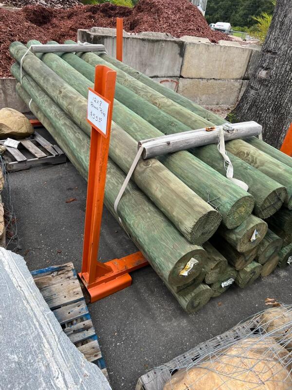 12X8 ROUND POLES